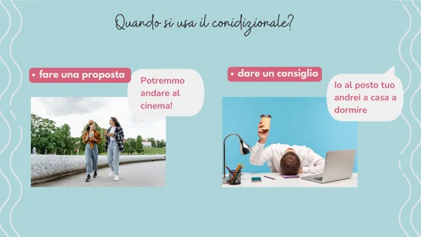Prikaz lekcije iz modula Bologna, upotreba kondicionala