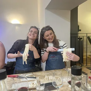 Marija na radionici pravljenja paste u Italiji